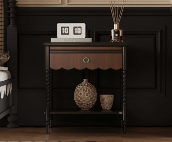 Retro Style Bedside Cupboard-ID:629320181