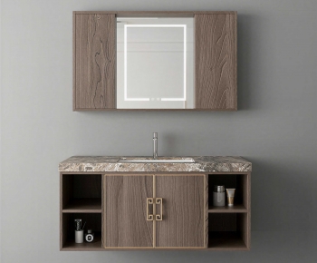 New Chinese Style Bathroom Cabinet-ID:325709109