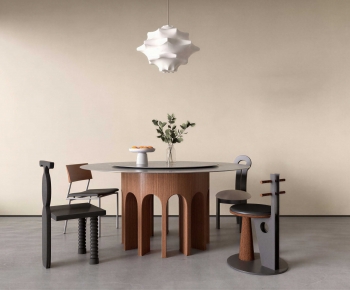 Modern Dining Table And Chairs-ID:457194093
