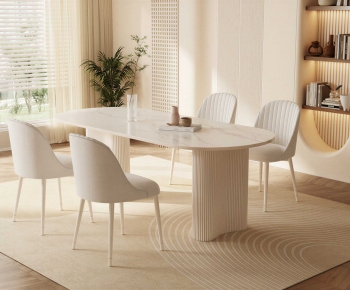 Modern Dining Table And Chairs-ID:701541906