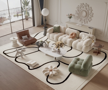 Modern Sofa Combination-ID:534751896