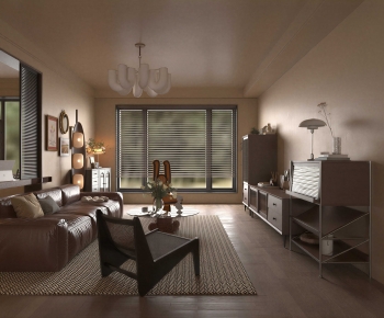 Modern A Living Room-ID:352799942