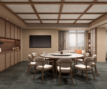 Wabi-sabi Style Restaurant Box-ID:697093014