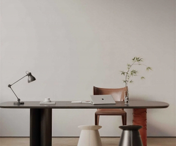 Modern Computer Desk And Chair-ID:584721091