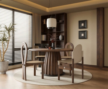 Wabi-sabi Style Dining Room-ID:510005008