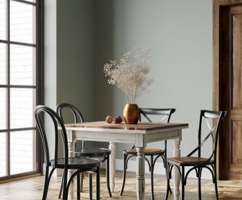 Modern Dining Table And Chairs-ID:180943017