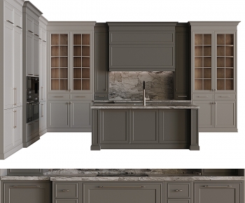Simple European Style Kitchen Cabinet-ID:968003037
