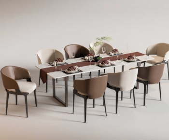 Modern Dining Table And Chairs-ID:251970378