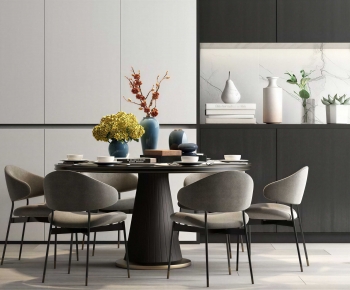Modern Dining Table And Chairs-ID:531060938