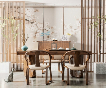 New Chinese Style Tea Tables And Chairs-ID:650712012