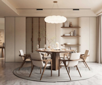 Wabi-sabi Style Dining Room-ID:173749917
