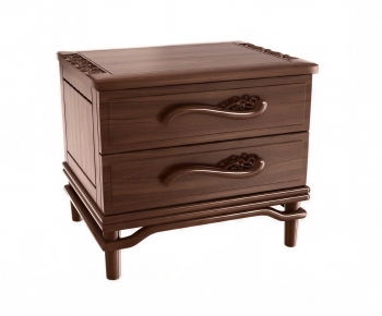 New Chinese Style Bedside Cupboard-ID:636056908
