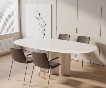 Modern Dining Table And Chairs-ID:615442997