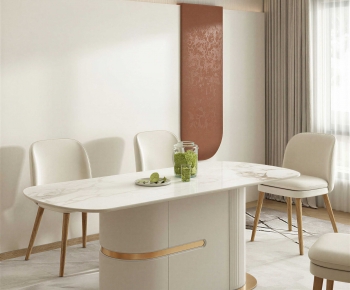 Modern Dining Table And Chairs-ID:406650072