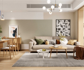 Modern A Living Room-ID:672036899