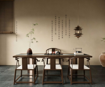 New Chinese Style Tea Tables And Chairs-ID:652812969