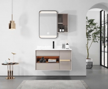 Modern Bathroom Cabinet-ID:829305895