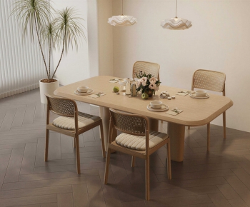 Modern Dining Table And Chairs-ID:161155948