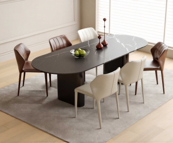 Modern Dining Table And Chairs-ID:297343028
