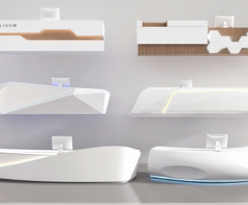 Modern Reception Desk-ID:339565044