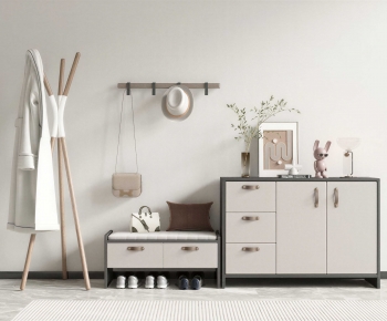 Nordic Style Shoe Cabinet-ID:154146917