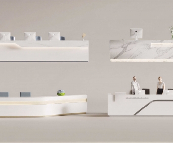 Modern Reception Desk-ID:941102039