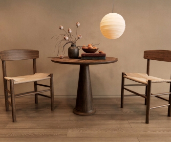 Wabi-sabi Style Leisure Table And Chair-ID:696919924