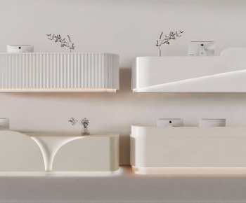 Modern Reception Desk-ID:847577101