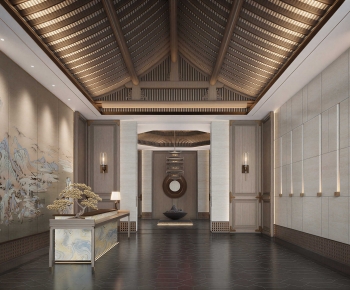 New Chinese Style Reception Hall-ID:971257937