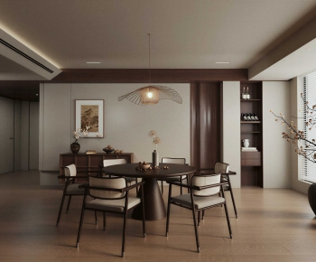 New Chinese Style Dining Room-ID:485481987