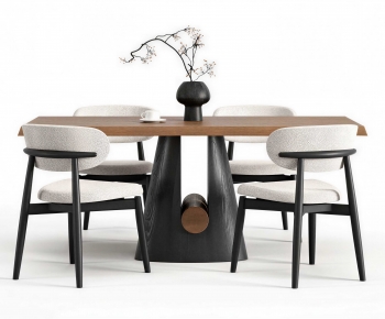 Modern Dining Table And Chairs-ID:532219895