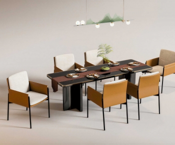 Modern Dining Table And Chairs-ID:612169982
