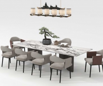 Modern Dining Table And Chairs-ID:525875098