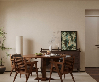 Modern Dining Table And Chairs-ID:317547086