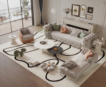 Modern Sofa Combination-ID:439115058