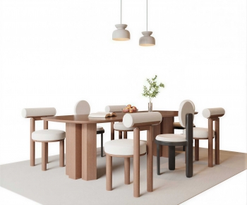 Modern Dining Table And Chairs-ID:461169005