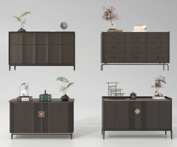 New Chinese Style Side Cabinet-ID:999231103