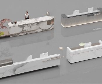 Modern Reception Desk-ID:503705984