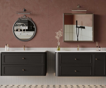 Modern Bathroom Cabinet-ID:107551108
