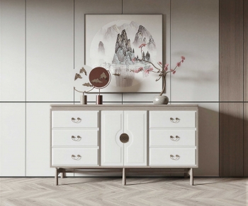 New Chinese Style Side Cabinet-ID:210750189