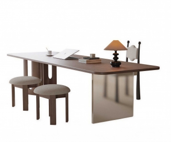 Modern Computer Desk And Chair-ID:765109068