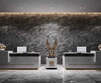 Modern Reception Desk-ID:785074959