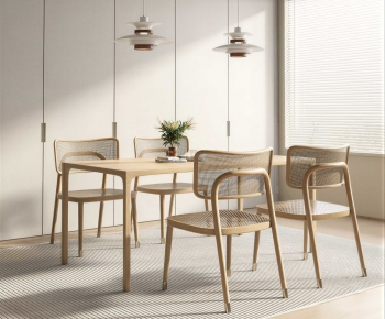 Modern Dining Table And Chairs-ID:717550048