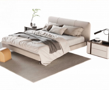Modern Double Bed-ID:280348069