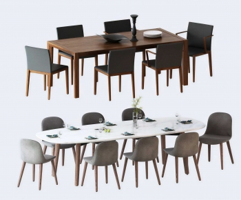 Modern Dining Table And Chairs-ID:797163964