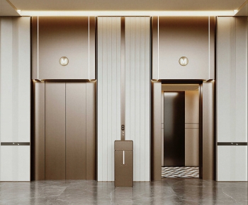 Modern Office Elevator Hall-ID:945077907
