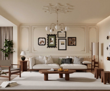 French Style A Living Room-ID:330673932