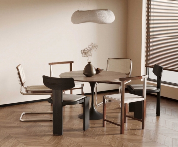 Modern Dining Table And Chairs-ID:377118112