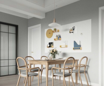 Modern Dining Table And Chairs-ID:446779735