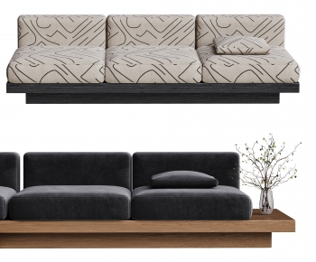 Modern Three-seat Sofa-ID:253129085